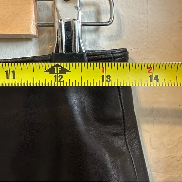 NWT VINTAGE Leather Skirt - Picture 5 of 7